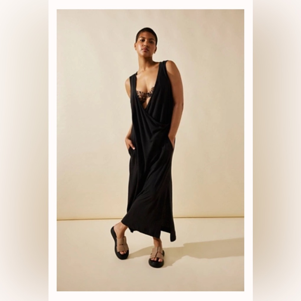 Free People Black Maxi Dress